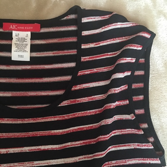 Tank Top ANNE KLEIN Size S Sleeveless Scoop Neck - Picture 5 of 12